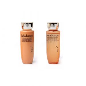 Sulwhasoo - Concentrated Ginseng Rejuvenating Set - 1set(2pcs) - Water 25ml + Emulsion 25ml