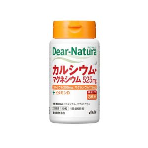 Asahi - Dear Natura Calcium Magnésium 525 mg, 30 jours d&#39;approvisionnement - 120 tablets