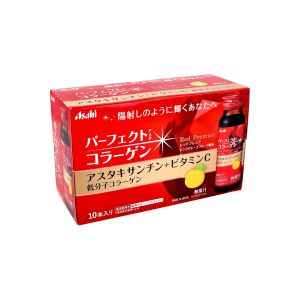 Asahi - Boisson au collagène Perfect Asta Red Premier - 50ml x 10 bottles