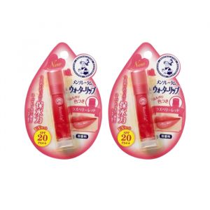 Rohto Mentholatum - Water Lip Colour Balm SPF 20 PA++ - 1pc - Raspberry Red (2ea) Set