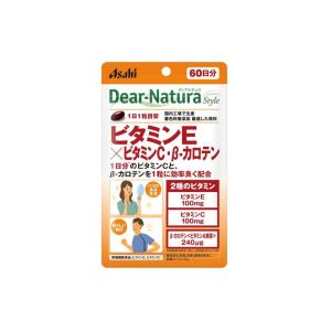 Asahi - Dear Natura Style Vitamin EX Vitamine C et β-carotène 60 jours d&#39;approvisionnement - 60 tablets
