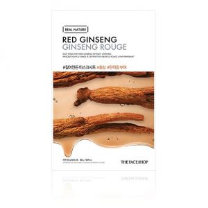 THE FACE SHOP - Nature r&eacute;elle, Masque - Le ginseng rouge - 1pi&egrave;ce