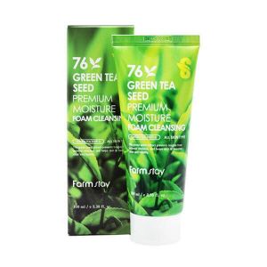 Farm Stay - 76 Mousse nettoyante premium à base de mousse de thé vert - 100ml