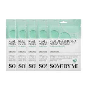 SOME BY MI - Real AHA-BHA-PHA Calming Care Mask - 1pc (5ea) Set