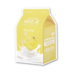 A'PIEU - Masque en feuille Milk One Pack - Banana - 1pièce