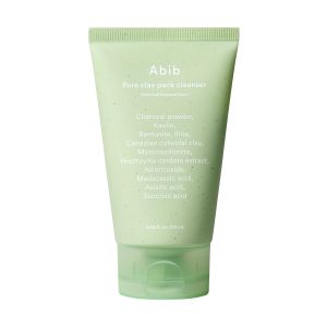 Abib - Masque nettoyant &agrave; l'argile pour les pores, mousse au charbon Heartleaf - 120ml
