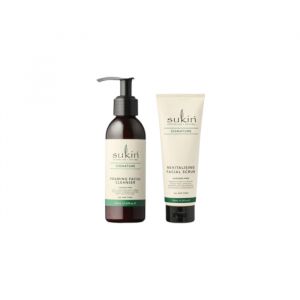 Sukin - Signature Foaming Facial Cleanser - 125ml (1ea) X Signature Revitalising Facial Scrub - 125ml (1ea)