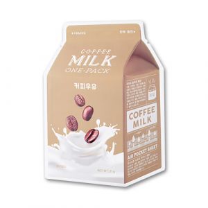 A'PIEU - Masque en feuille Milk One Pack - Coffee - 1pièce