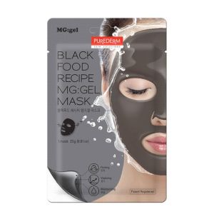 PUREDERM - Black Food Recipe MG: Masque gel - 1pi&egrave;ce