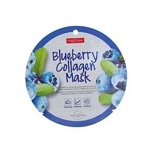 PUREDERM - Masque Cercle - Blueberry Collagen - 1pi&egrave;ce