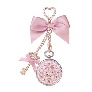 FlowerKnows - Baume &agrave; l&egrave;vres Bunny Garden avec porte-cl&eacute;s - 2.5g - 02 Strawberry Pink