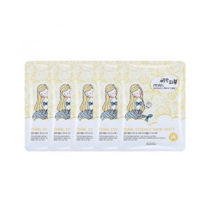 esfolio - Pure Skin Essence Mask Sheet - 25ml*1pc - Pearl (5ea) Set