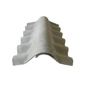 Faîtière couverture fibrociment Gris, E : 30cm, l : 30 cm, L : 92 cm