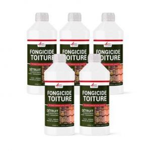 Antimousse - Fongicide Anti d&eacute;p&ocirc;t vert concentr&eacute; pour toiture - ANTI-D&Eacute;P&Ocirc;T VERT TOITURE-5 L (5 x 1L)