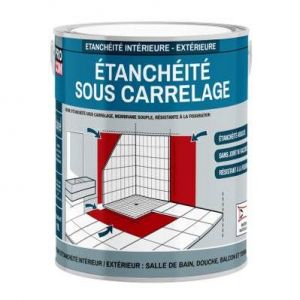 Etancheite sous carrelage, douche, salle de bain, cuisine, pièce humide - Resine d'imperméabilisation - 2.5 litres