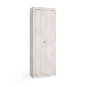 Armoire BASIC - 2 portes - 70 x 195 x 35 cm - chêne