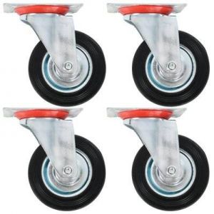 vidaXL 32 pcs Roulettes pivotantes 100 mm