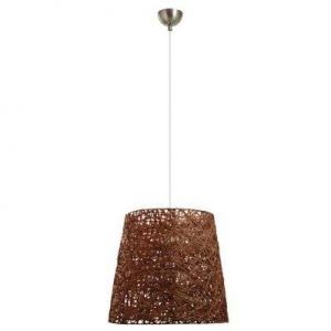 Suspension VIMET E27 42W Fibre brune naturelle
