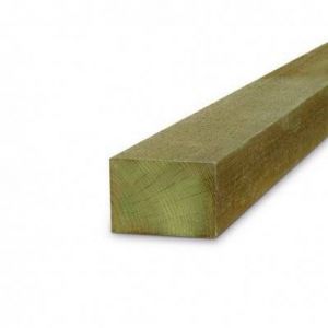 Lambourde bois brut WOOD2WOOD - spéciale plot béton - 38 x 62 mm - pin traité CL4 - vert - 0,15 m²