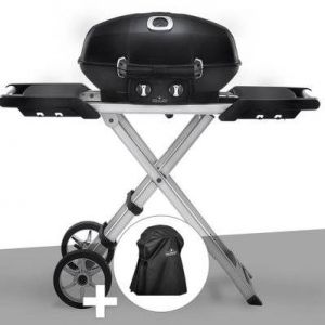 Barbecue &agrave; gaz Travel Q PRO 285X avec chariot pliant + Housse de protection