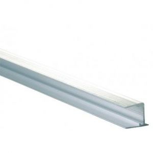 Profilé obturation pour plaque polycarbonate alvéolaire épaisseur 32 mm Alu, L : 1,25 m