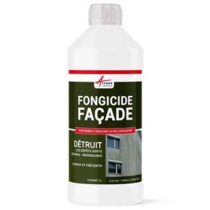Antimousse - Fongicide  Anti d&eacute;p&ocirc;t vert concentr&eacute; pour murs fa&ccedil;ade.-1 L (jusqu'&agrave; 250 m&sup2;)