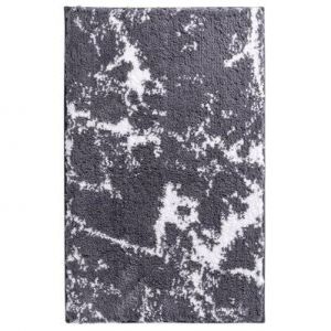 RIDDER Tapis de salle de bain Marmor Gris-blanc 90 x 60 cm