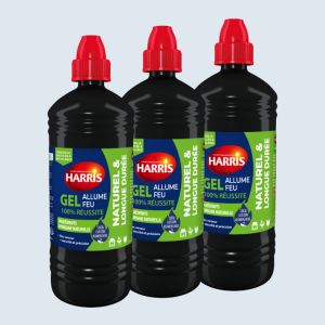 Lot de 3 Gel allume-feu naturel 850ml