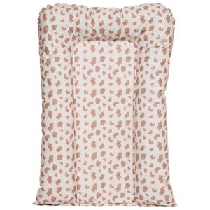 Matelas &agrave; langer Flocons 50x70 cm - Matelas &agrave; langer pour b&eacute;b&eacute; en PVC - L&eacute;opard