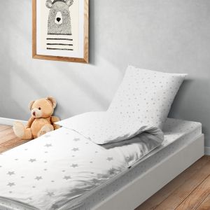 Caradou Parure de Lit Enfant Mixte Etoiles : Taille - 90x190cm