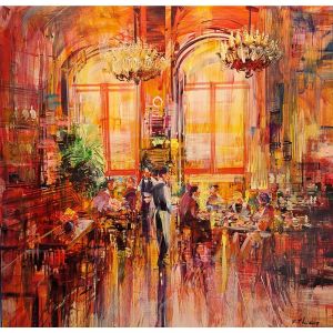 Peinture Kir Royal par Frédéric Thiery | Tableau Figuratif - Acrylique