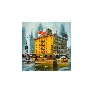 Peinture Yellow facade par Heaton Rudyard | Tableau Figuratif - Acrylique, Huile - Urbain