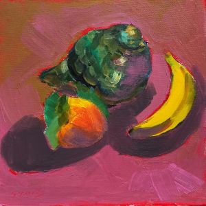 Peinture NATURE MORTE AU PIGEON par Morales G&eacute;raldine | Tableau Figuratif - Huile, Acrylique - Natures mortes