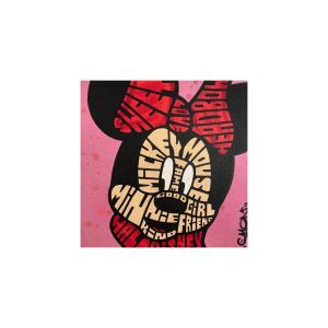 Peinture Minnie Face par Cmon | Tableau Pop-art - Icones Pop