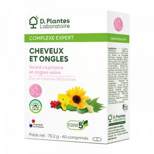 Cheveux et ongles anti-gaspi 60 comprim&eacute;s - D.Plantes
