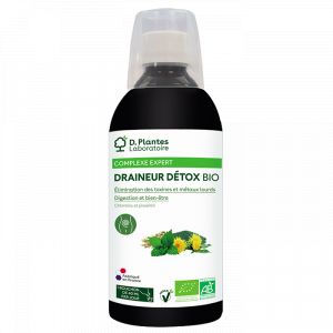 Draineur détox BIO 500 ml - D.Plantes - Drainage et détox du foie