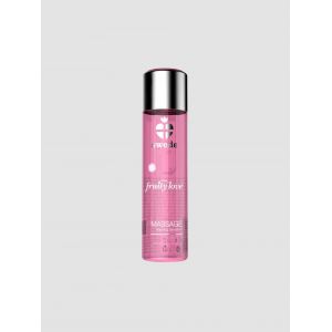 Gel de Massage Chauffant Fruity Love Vin P&eacute;tillant &agrave; la Fraise 120 ml