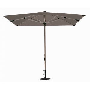 Parasol rectangulaire Selene Taupe 300x200 Acrylique sunbrella premium | La Maison du Parasol