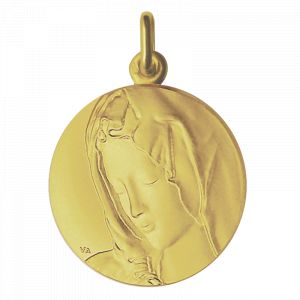 M&eacute;daille de Bapt&ecirc;me M&eacute;daille de bapt&ecirc;me La Pieta - En Or - Laudate