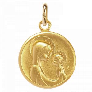 Médaille de Baptême Médaille de baptême Femme, voici ton fils - En Or - Laudate