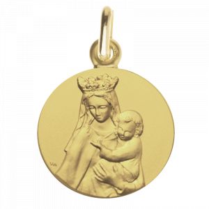 M&eacute;daille de Bapt&ecirc;me M&eacute;daille de bapt&ecirc;me Notre Dame de Toutes Gr&acirc;ces - En Or - Laudate