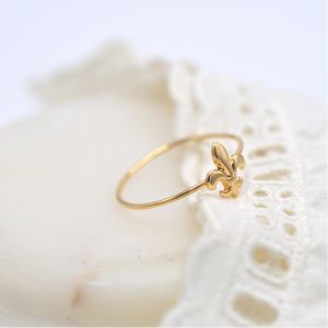 Bague fleur de Lys or - Laudate