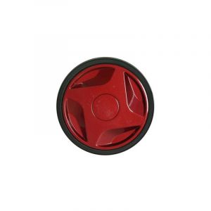 Roue + enjoliveur rouge pour aspirateur Moulinex RS-RT9513