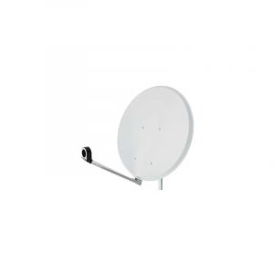 Parabole alu 70cm blanche avec lnb Servimat CLICKFAST