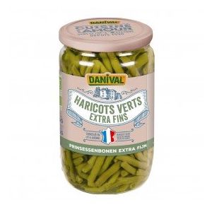 Haricots verts extra fins 660g bio