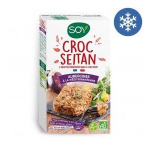 Croc' seitan aubergine à la Méditerranéenne vegan 2x100g bio