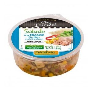 Salade niçoise au thon sauvage 200g bio