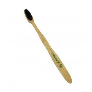 Brosse à dents souple en bois verte