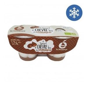 Yaourt chèvre à la châtaigne 2x125g bio