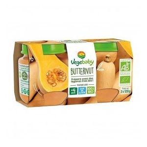 Pot courge butternut 2x120g bio